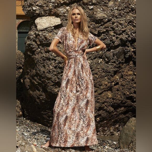 Melissa Odabash Lou Snake Dress - Picture 1 of 7